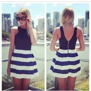 Navy and white Sailor dress